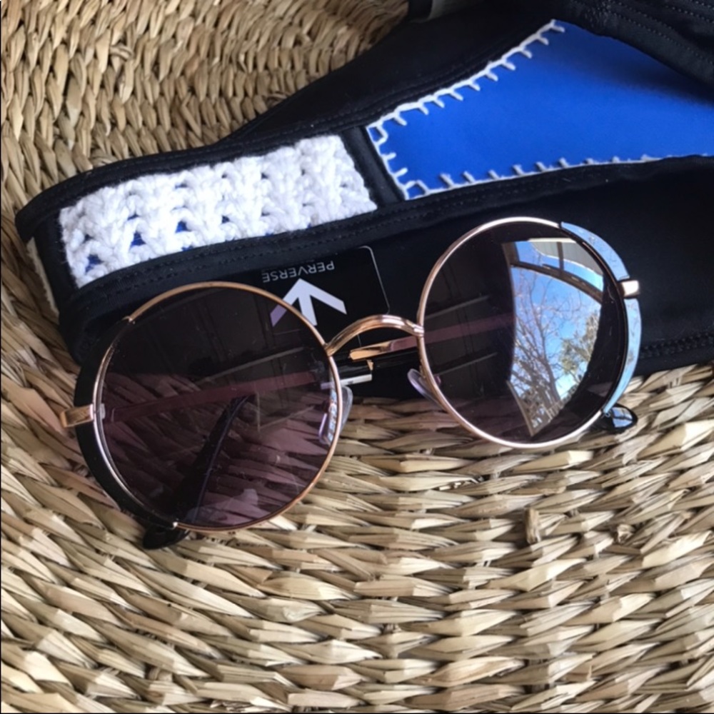 ❤... Perverse Florence Round Sunglasses